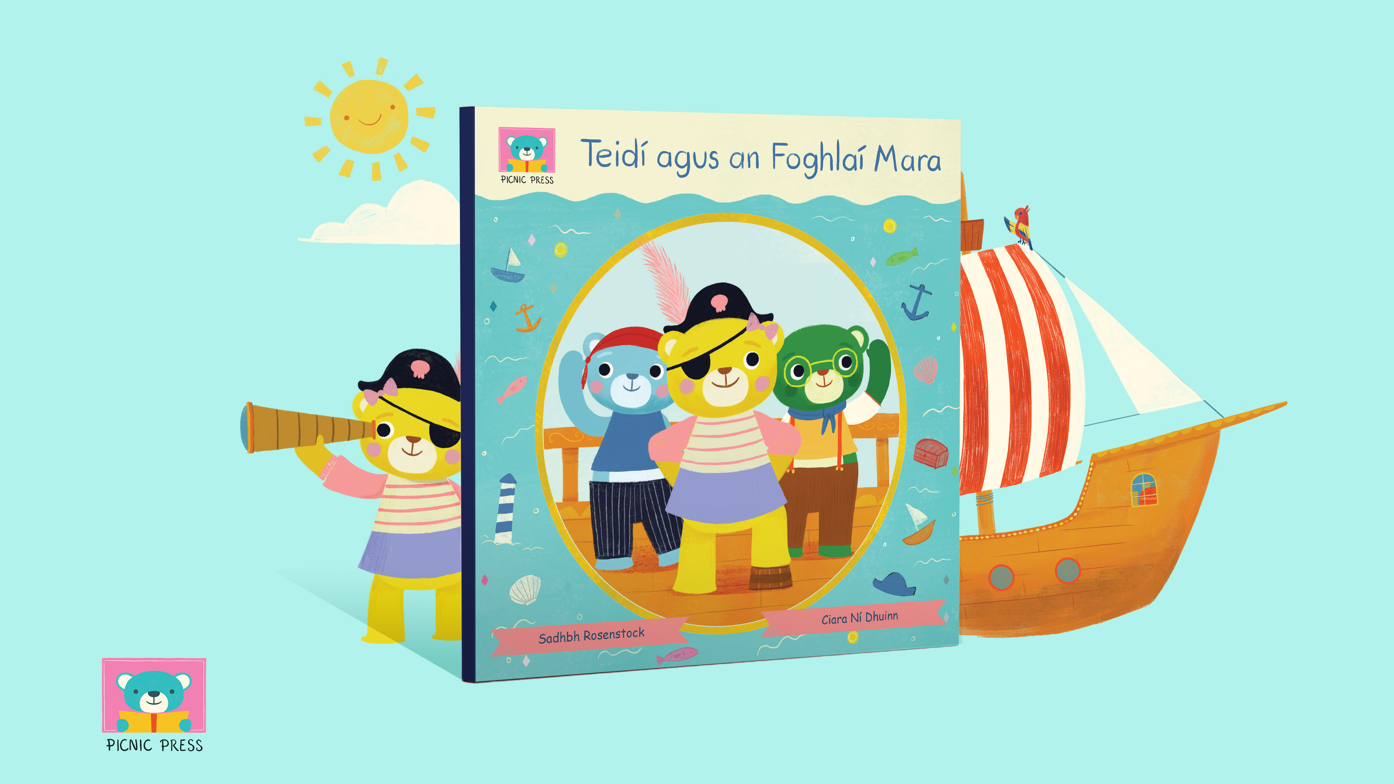 Teidí agus an Foghlaí Mara leabhar/book
