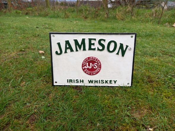 Jameson Cast Iron Sign.
