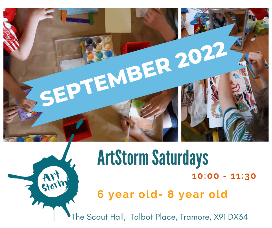 ArtStorm Saturday (6 year old - 8 year olds) 10:00 - 11:30