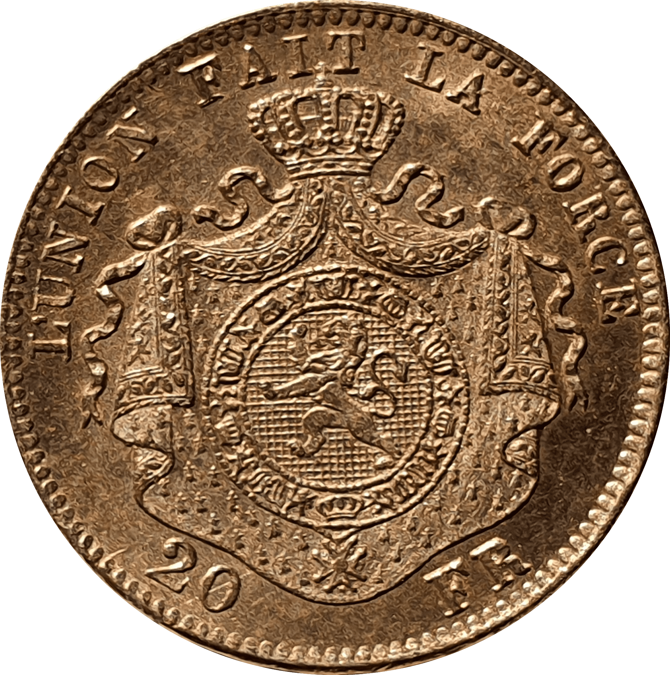 gouden munt 20 frank