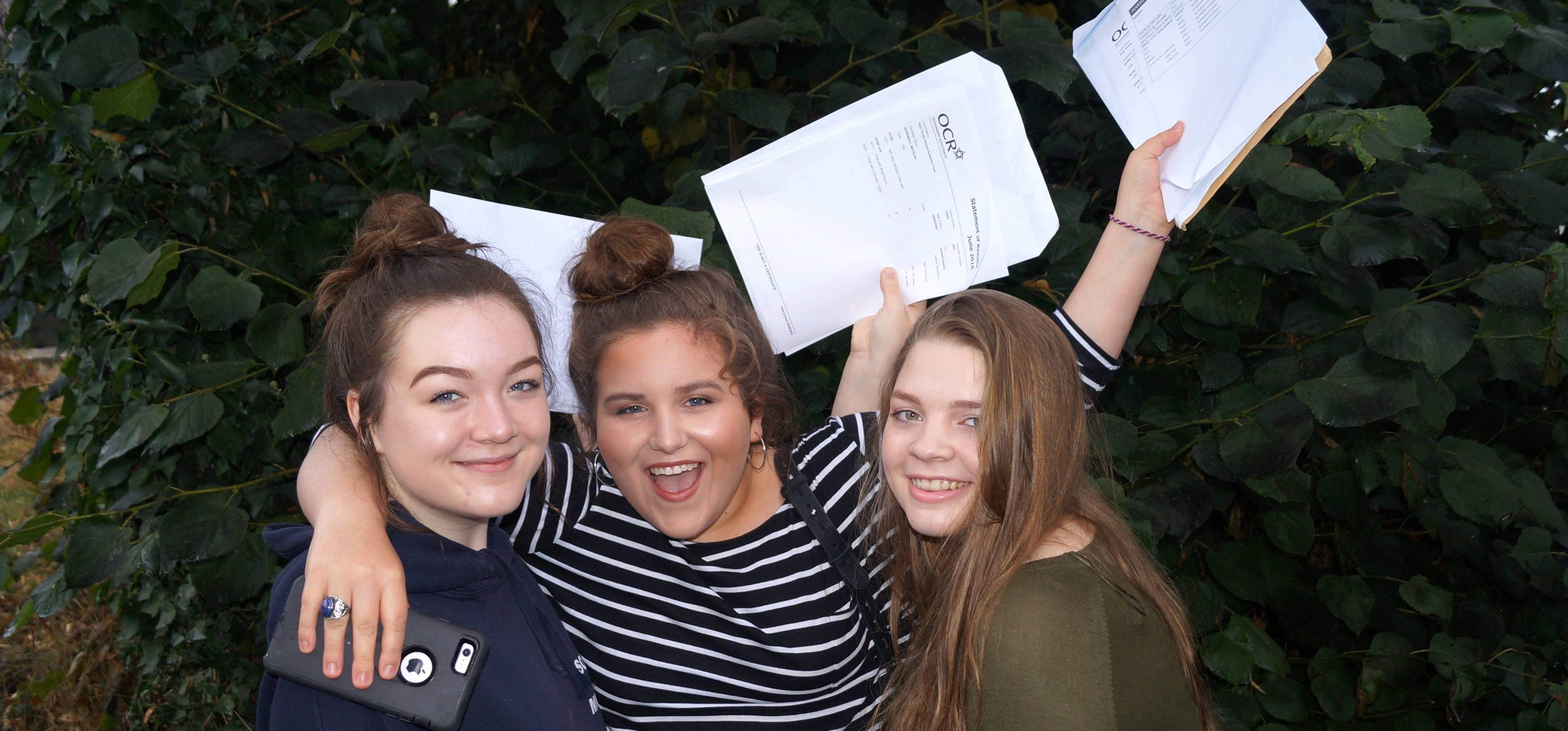 Holy Trinity School Celebrate Students GCSE Results