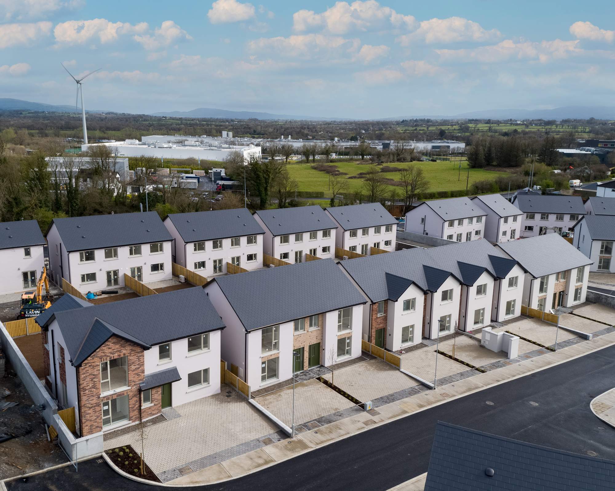 Aerial Photography of new housing development
