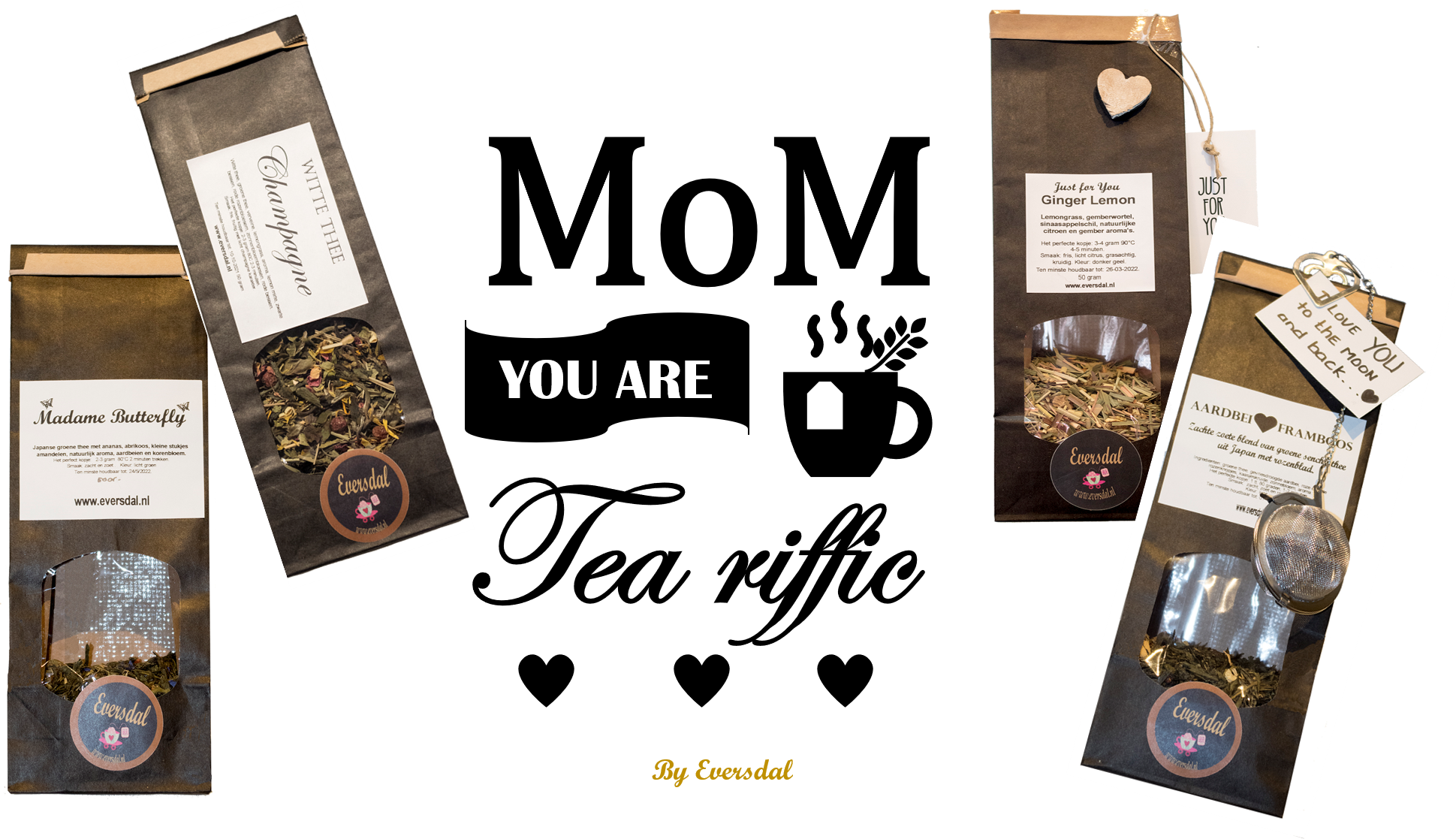 Brievenbuspakket - Mom you are Tea riffic!