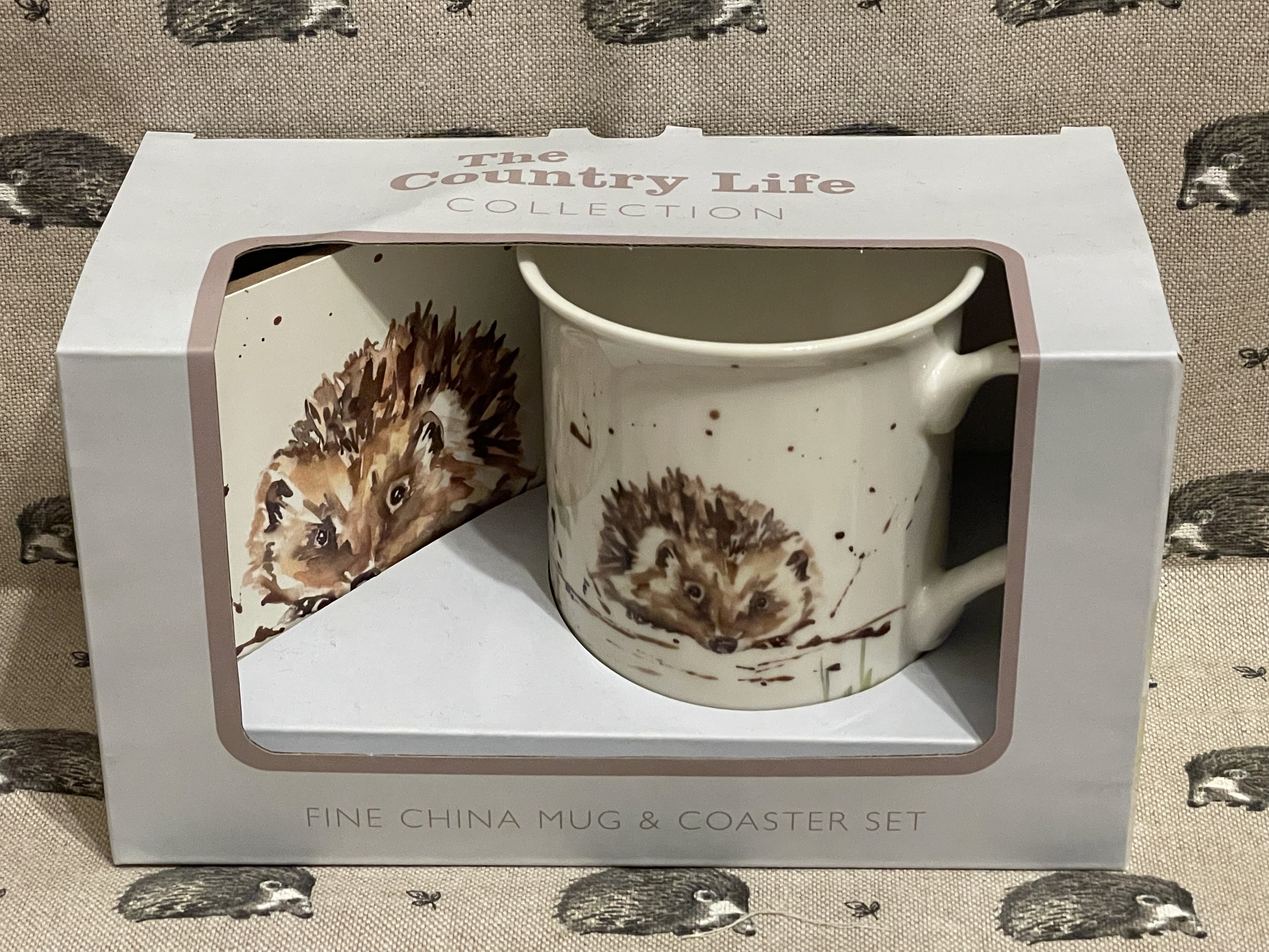 Fine China Mug and Coaster Gift boxed Set
