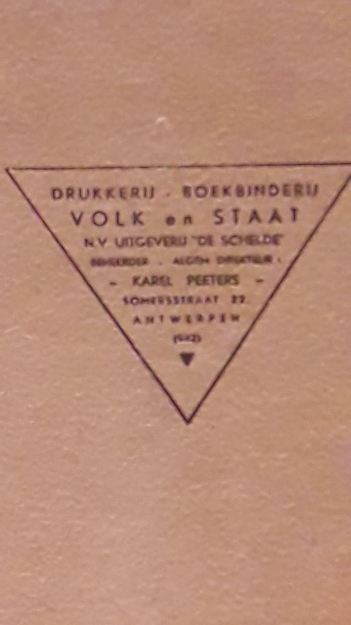 zangboekje Hoort Allegaer / VNZ 1942 - 44 blz drukkerij Volk en Staat