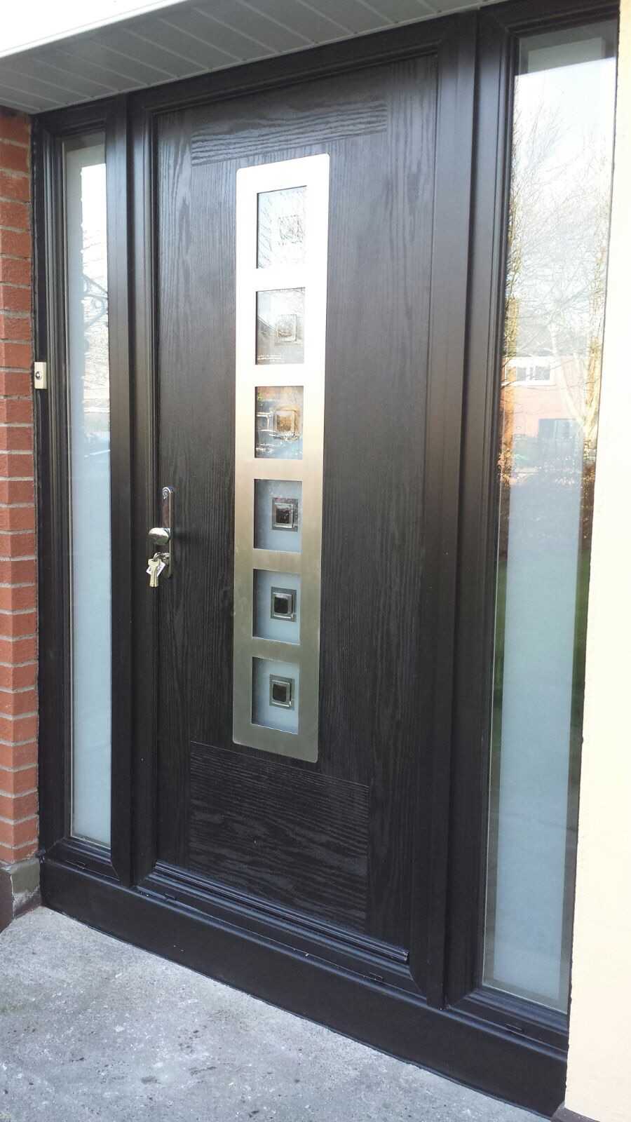 BLACK MODO  COMPOSITE DOOR FITTED BT ASGARD WINDOWS IN CELEBRIDGE.