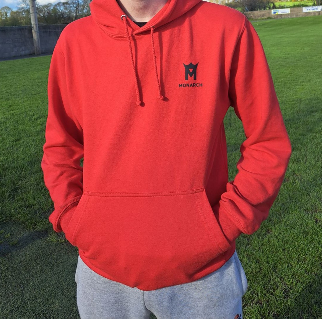 Monarch fire red hoodie