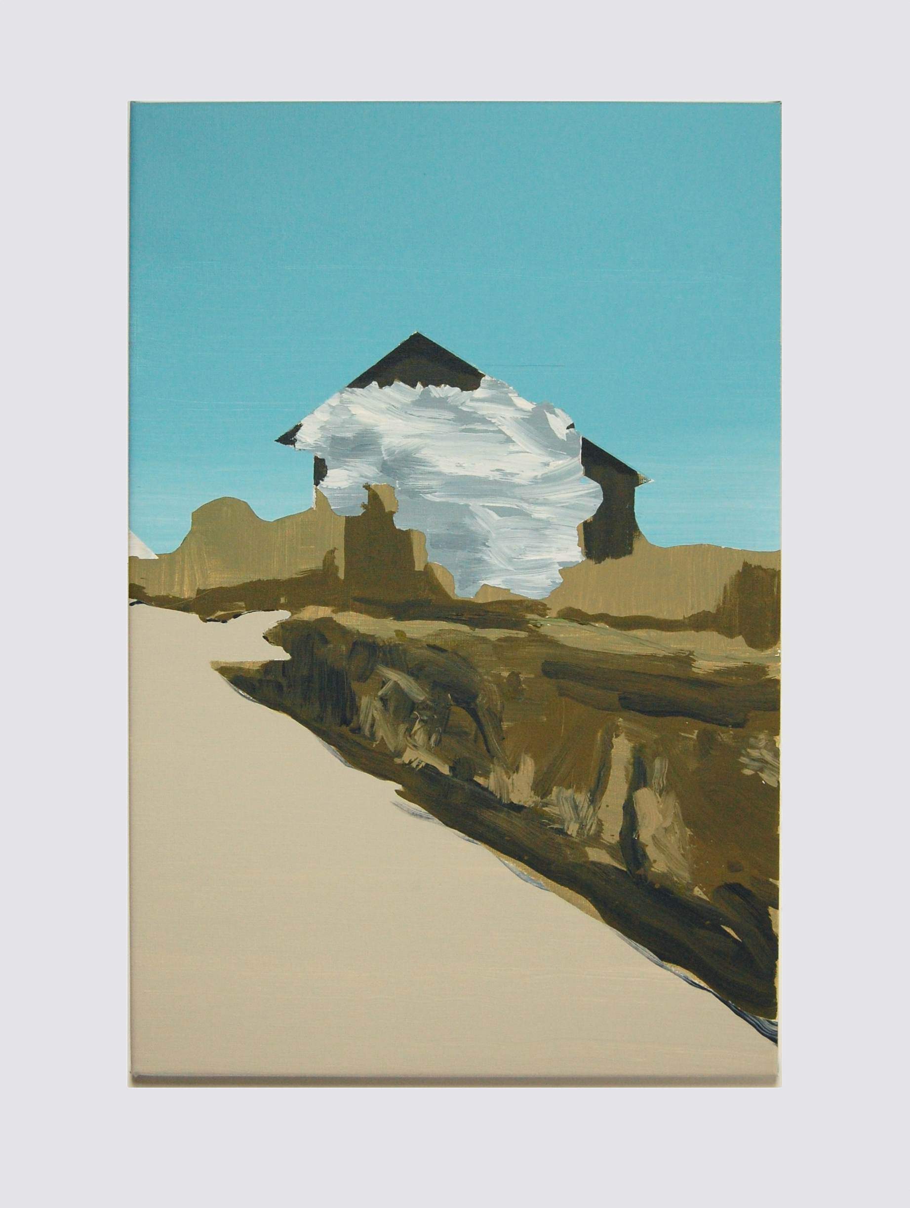 'blossomhouse', 44 x 66 cm, acrylics on canvas, 2020
