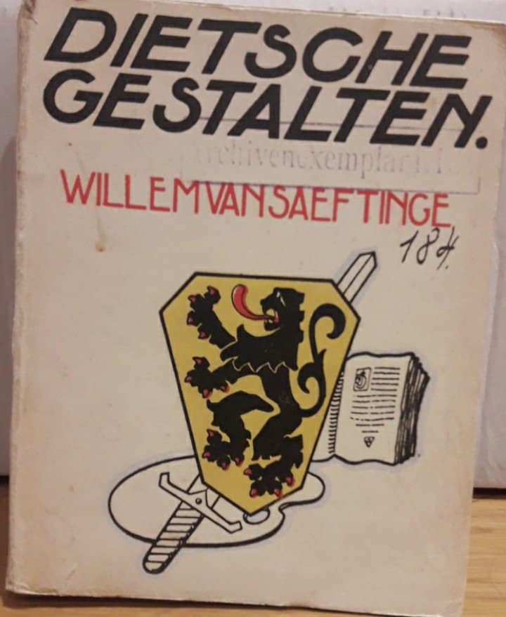 Dietsche Gestalten - VNV Boekenreeks 1939 / Nr. 4 - Willem van Saeftinge