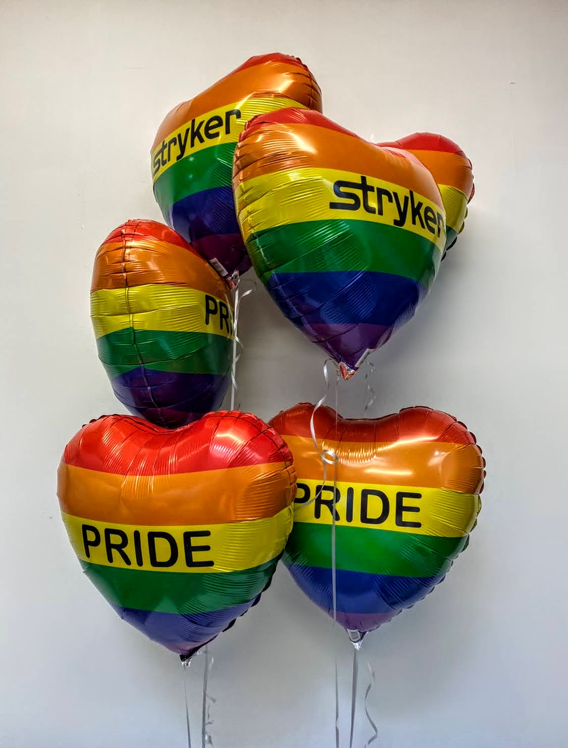 Corporate personalised balloon for Pride Event