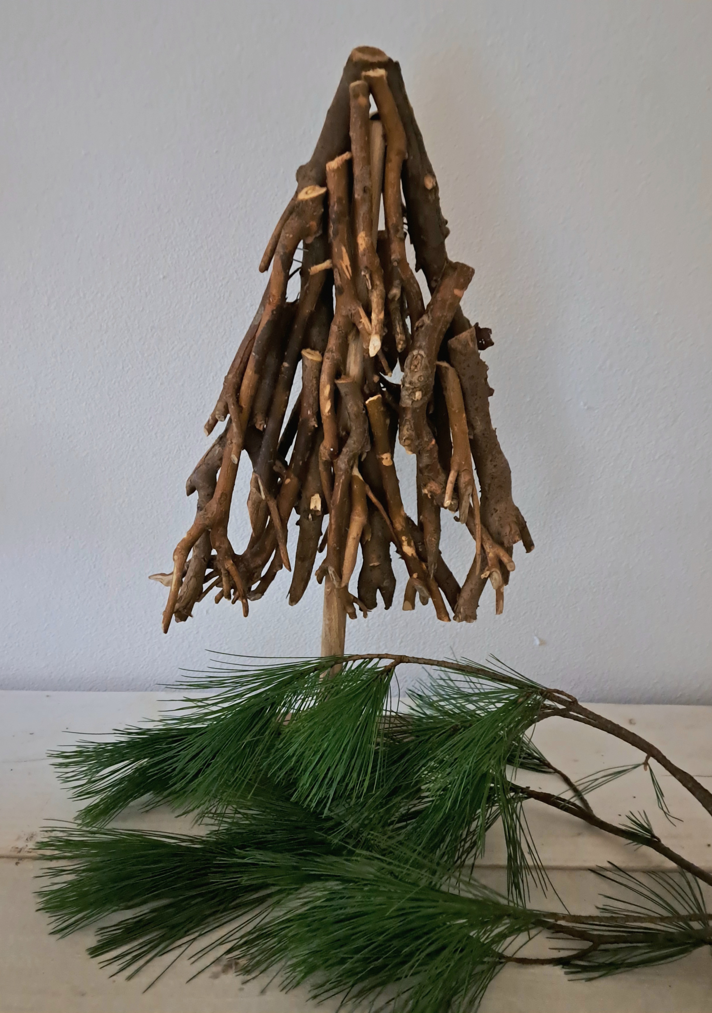 Naturel takken kerstboom