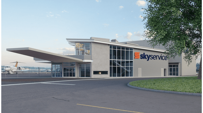 Skyservice start construction in Seattle/KBFI