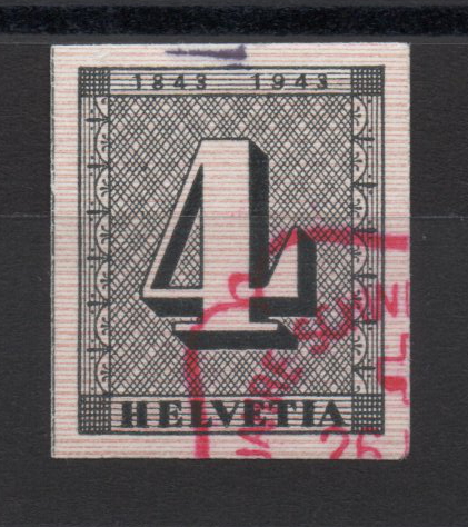 SA Einzelwert aus Jubiläumsblock 1943 gest