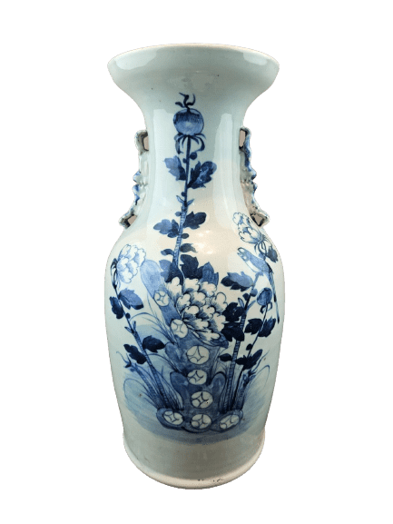 Chinese vazen in blauwwit Celadon porselein