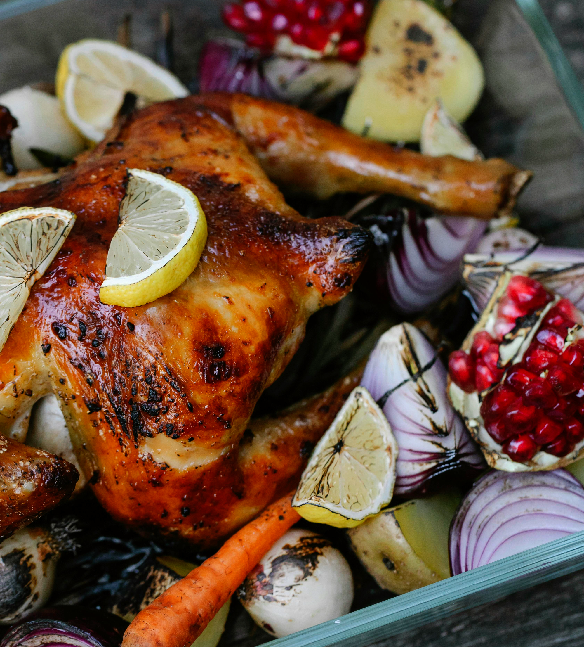 Roasted Whole Chicken with Fall Herbs