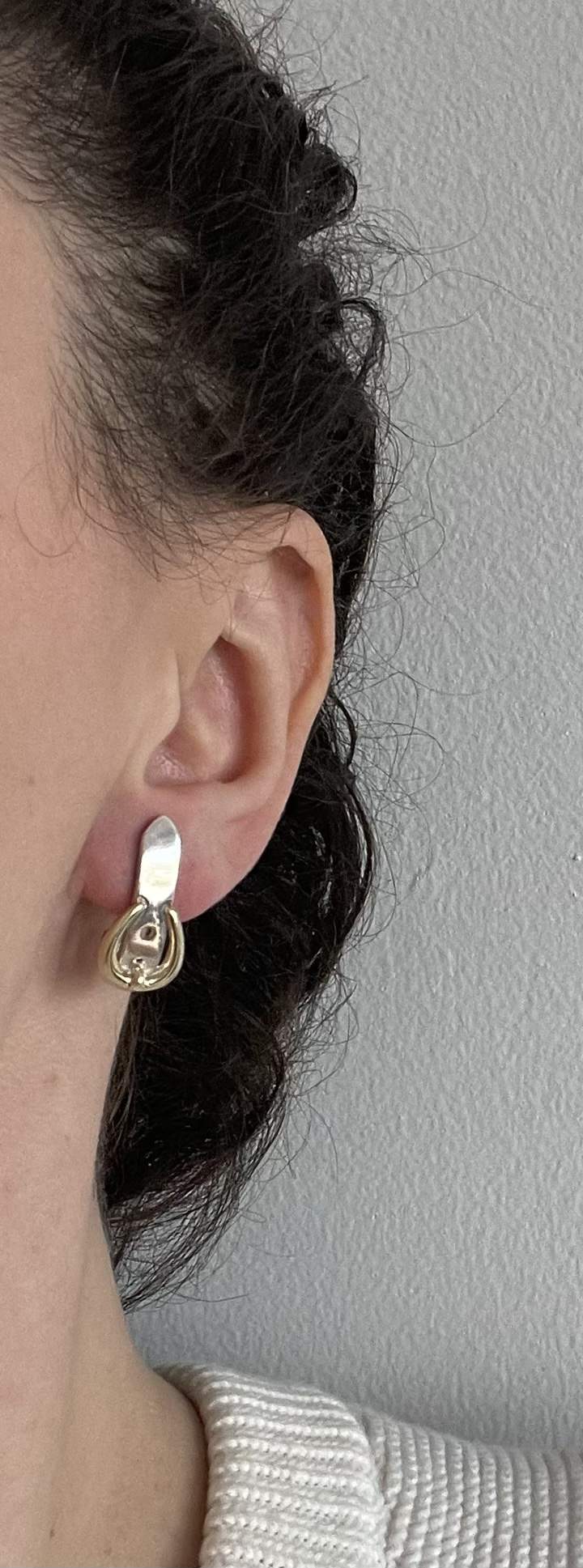 Buckle strap earrings