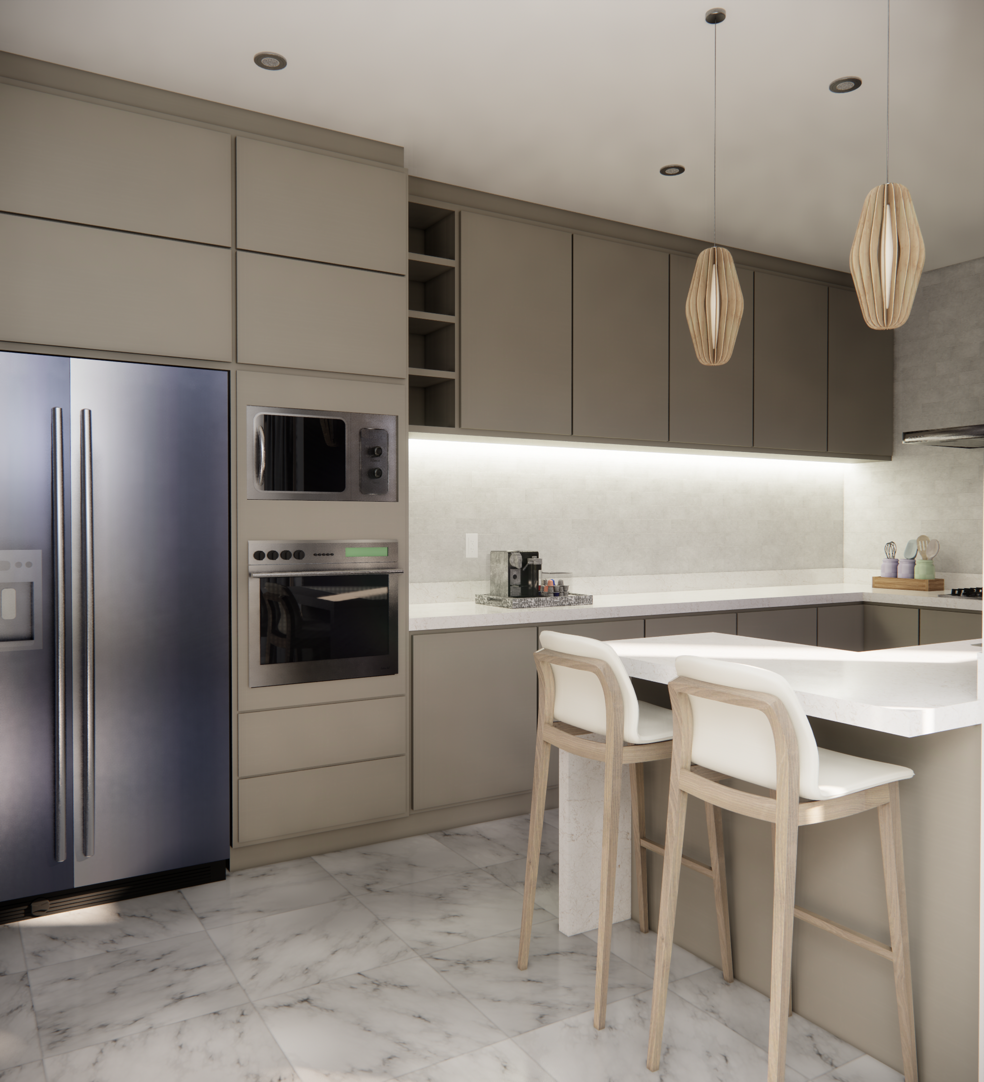 Render Área Cocina