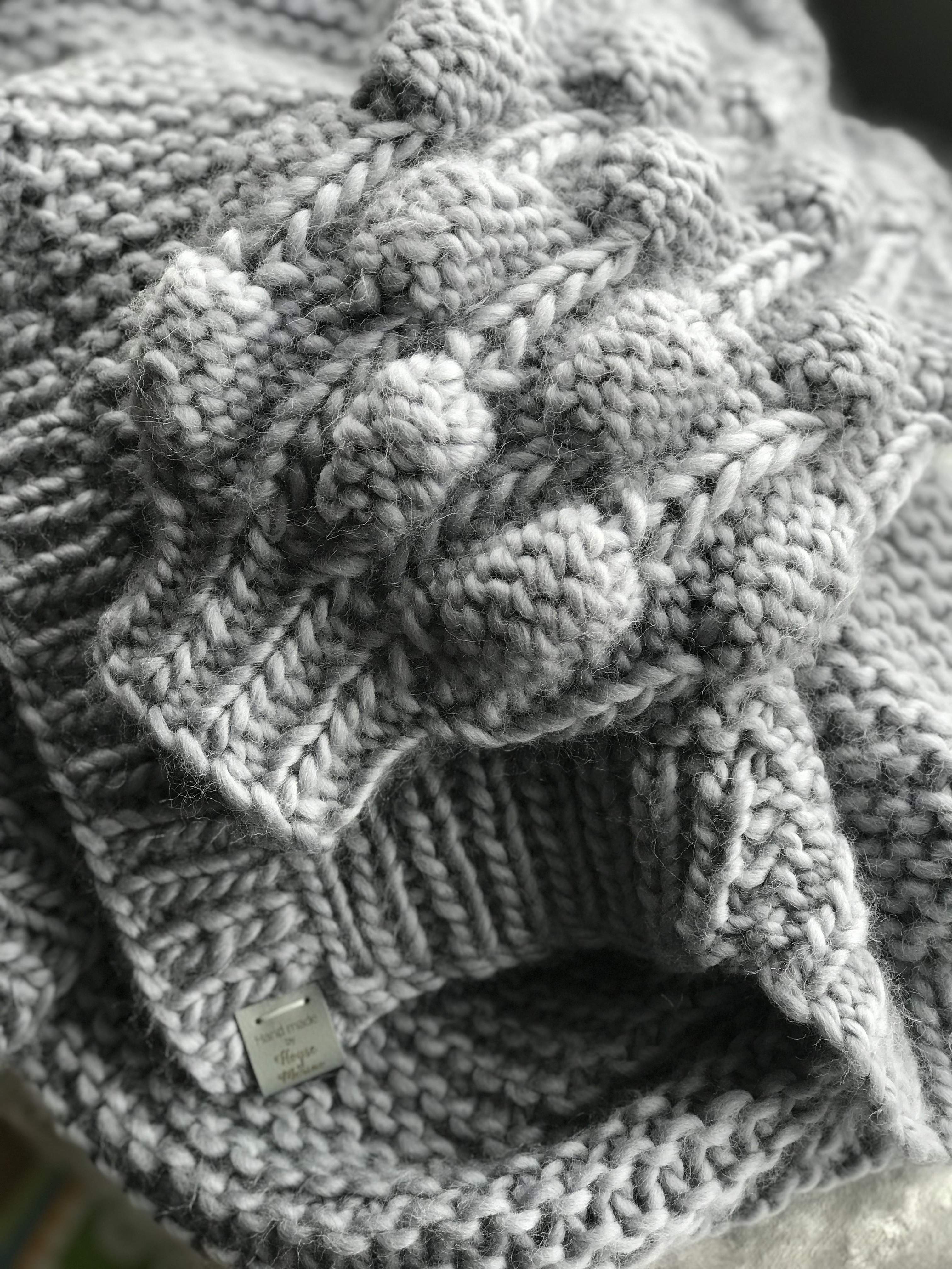 Merino chunky knit cardigan - Amore