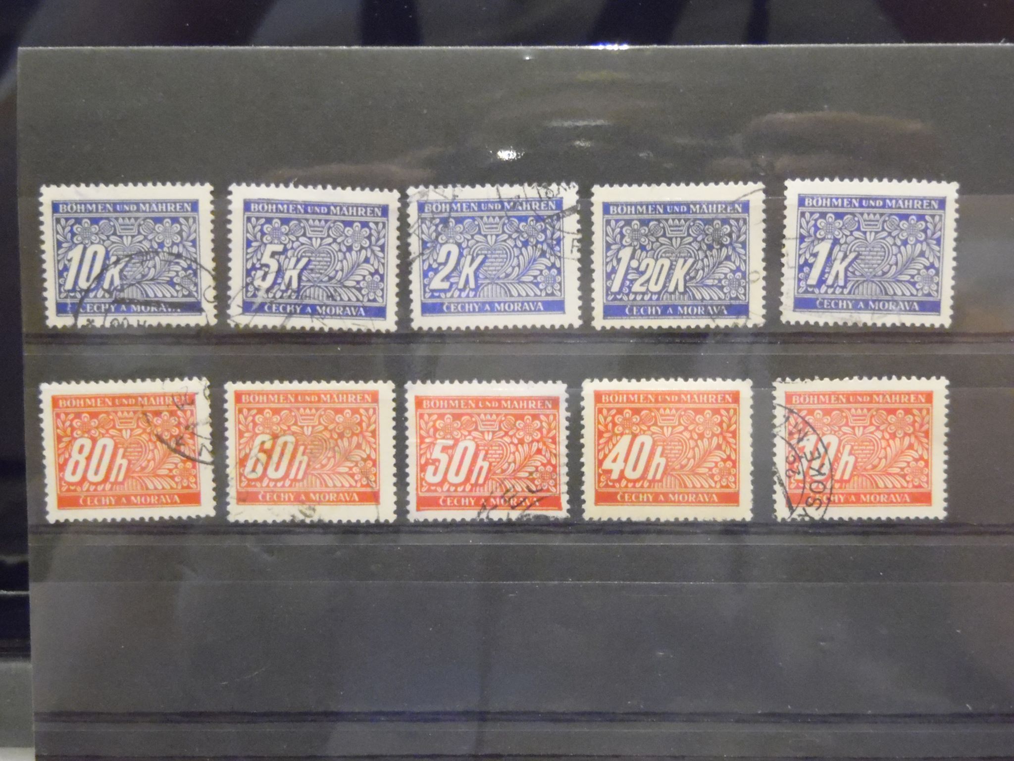 Postzegels Kavel 50 - Deutsches Reich protectoraat 1933/1945 Bohmen Marien