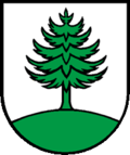 Das Wappen der Ortschaft Peccia