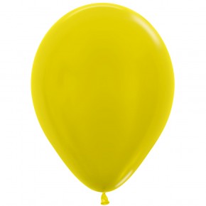 Latex ballonnen 100 stuks metallic geel