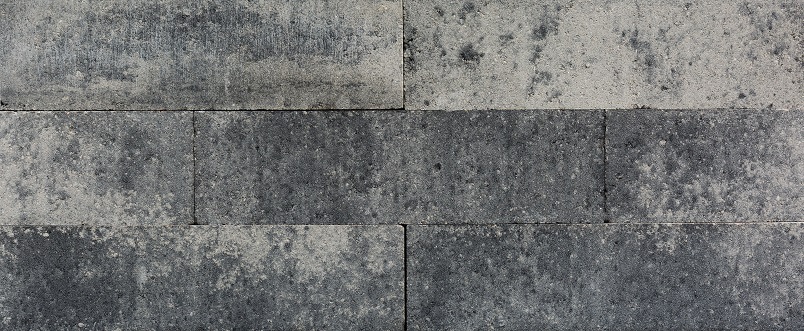 Muurblok Linea Grijs/zwart 12.5x12.5x45