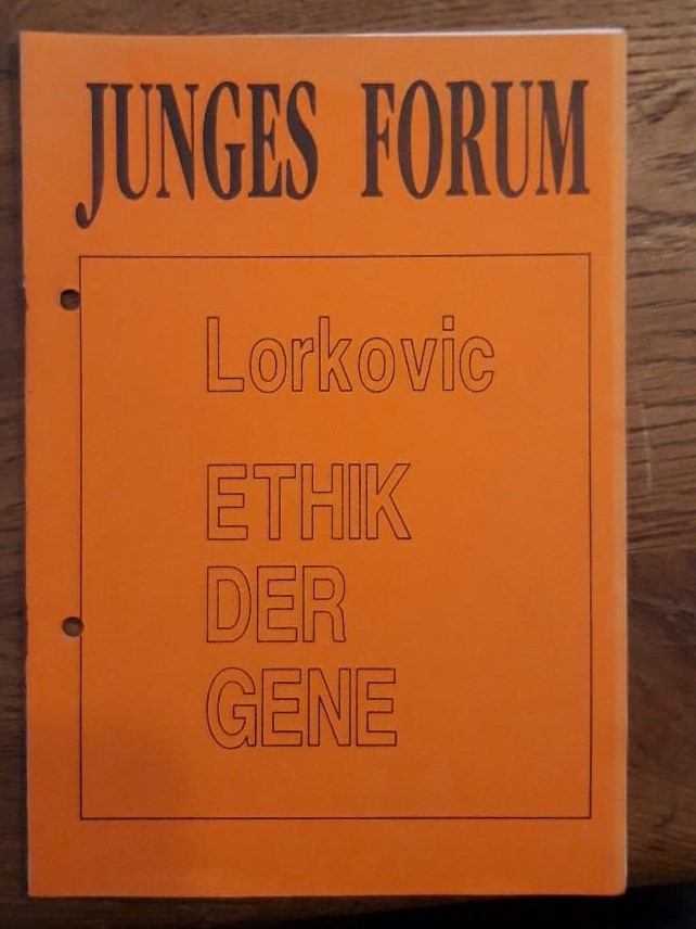 Junges Forum - Lorkovic Ethik der Gene