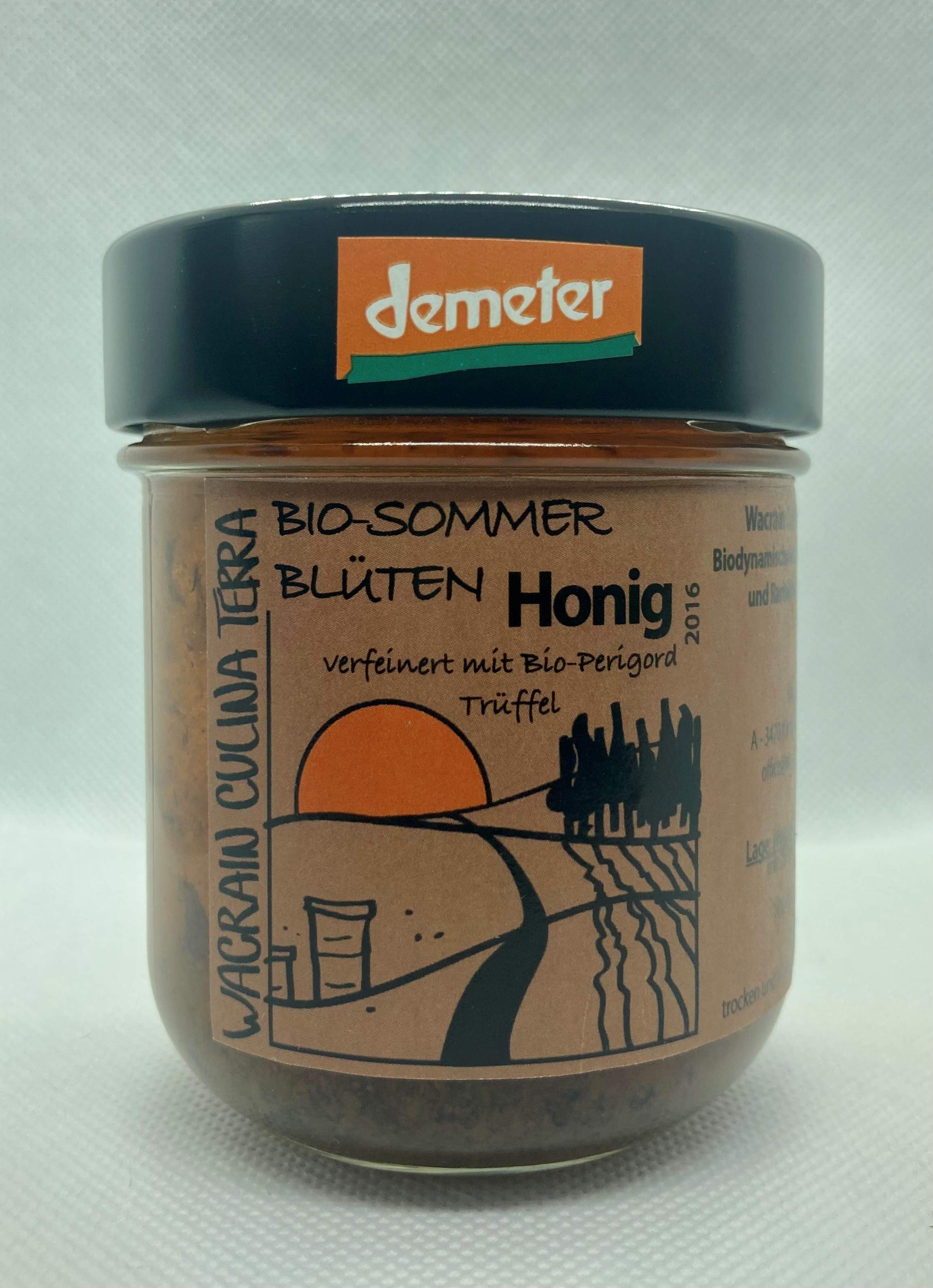 Bio-dynamischer-Sommer Blüten-Honig mit Bio-dynamischer Perigord Trüffel
