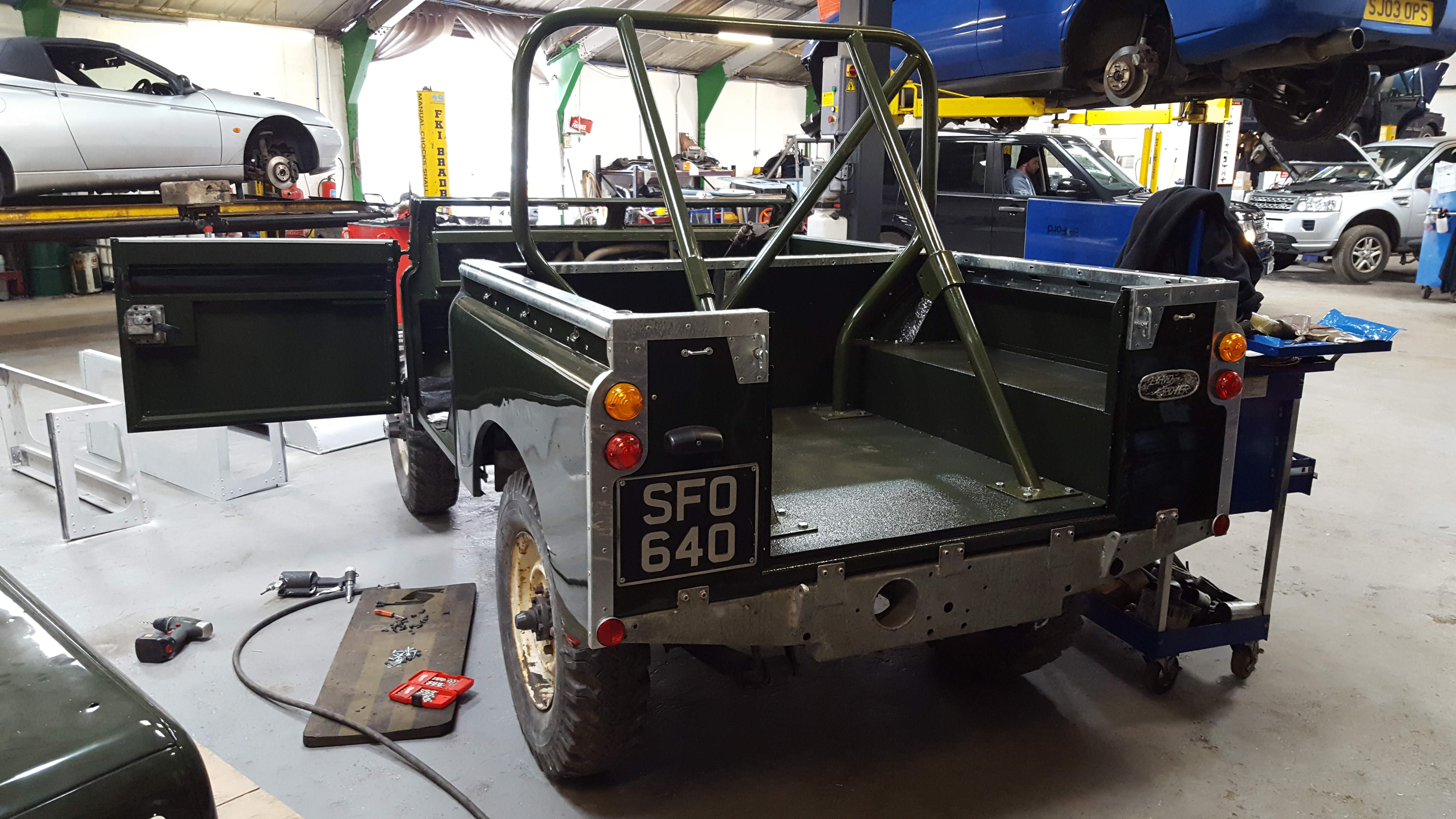 Land Rover restorations and rebuilds at Gibsons Auto Services Cumnock