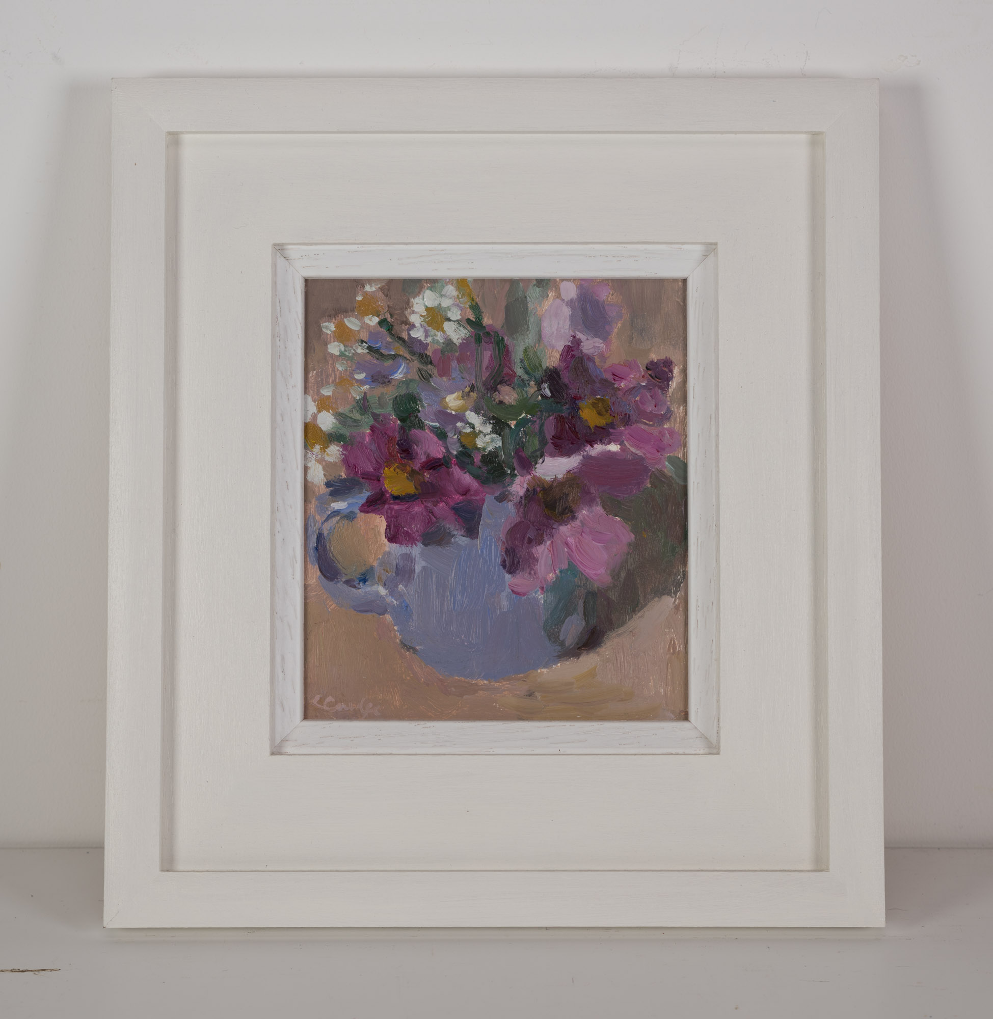 Cosmos in a Blue Jug