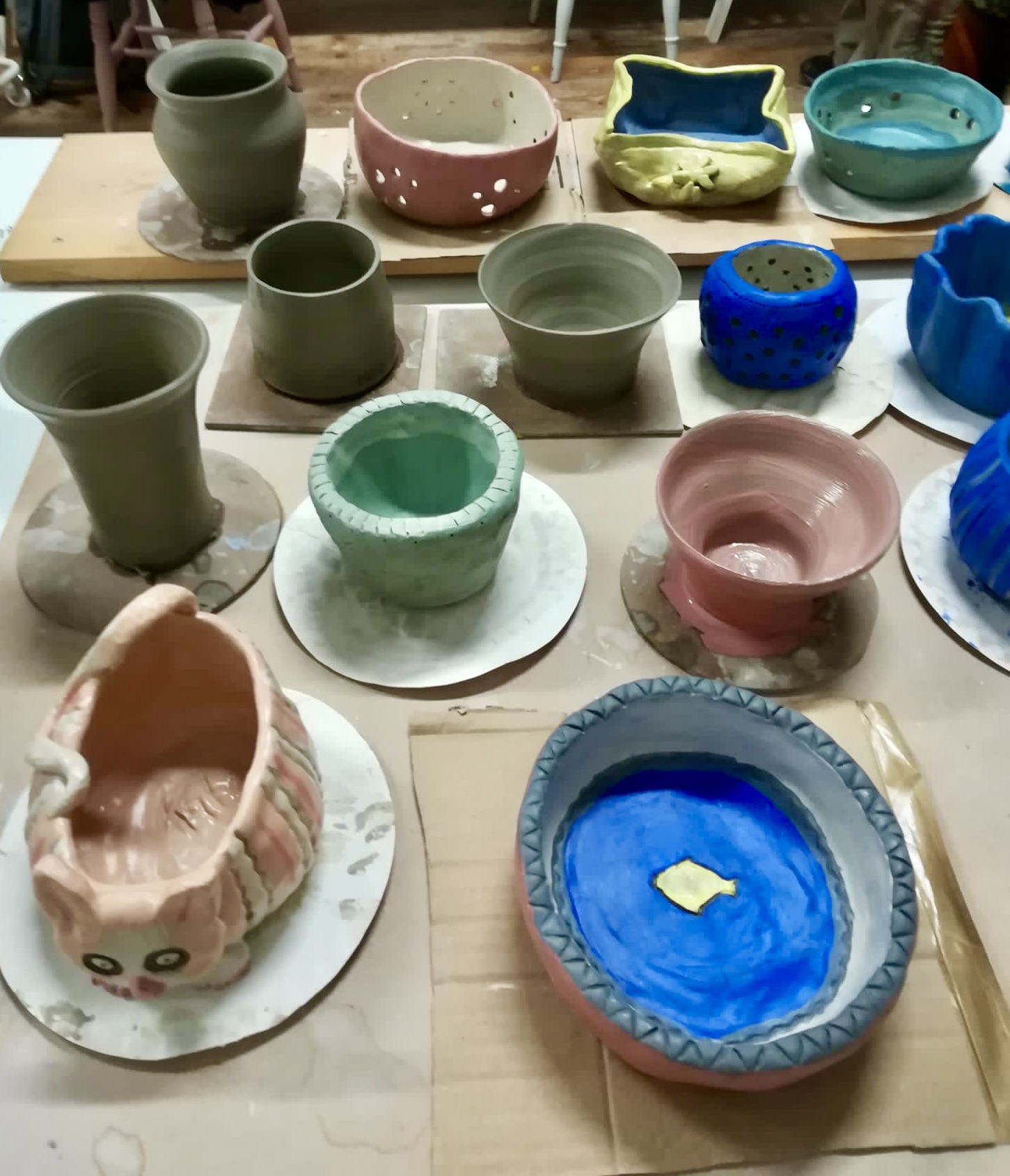 Adult beginner evening classes: "Have Fun With Clay"