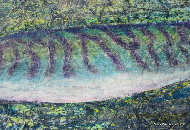 Darragh's Mackerel -  a painting by Mary Wallace ©