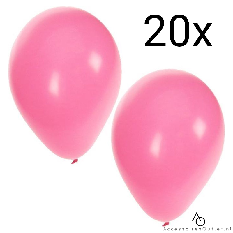 Roze ballonnen ca. 25CM - 20 Stuks - Ballon Roze