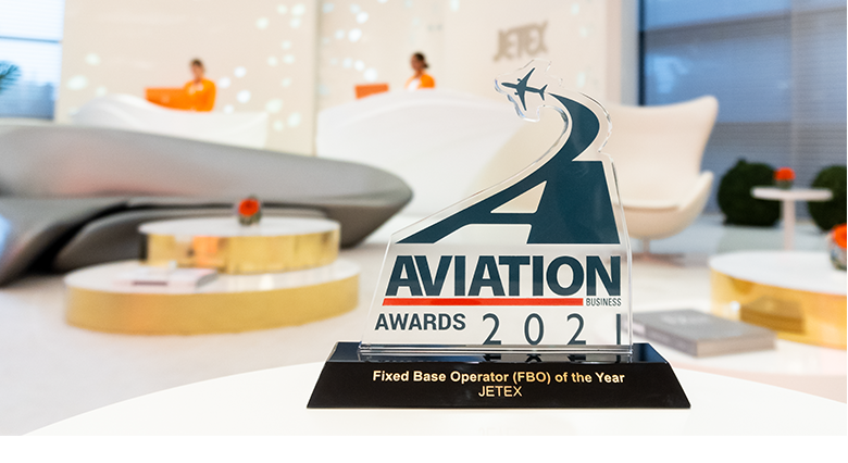 Jetex wins the FBO of the Year Award 2021