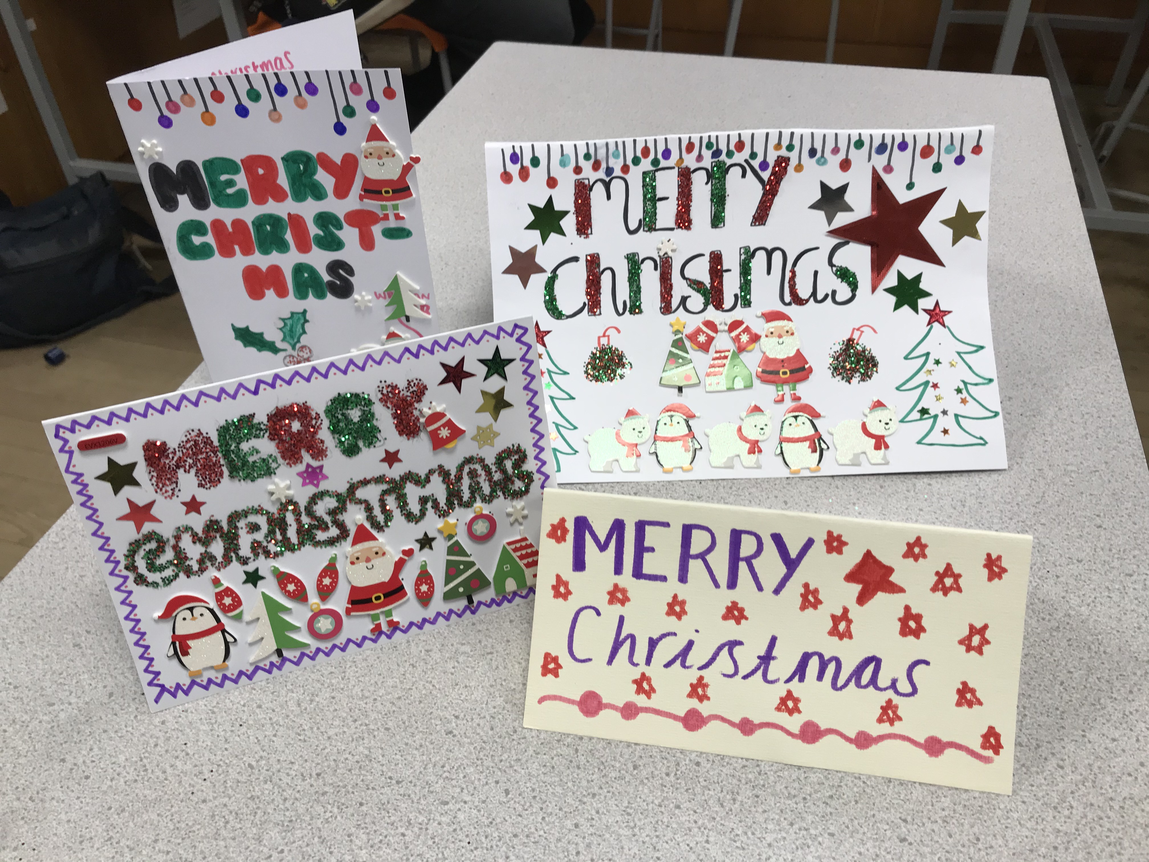 Kidderminster School Create Christmas Cards for Local Care Homes
