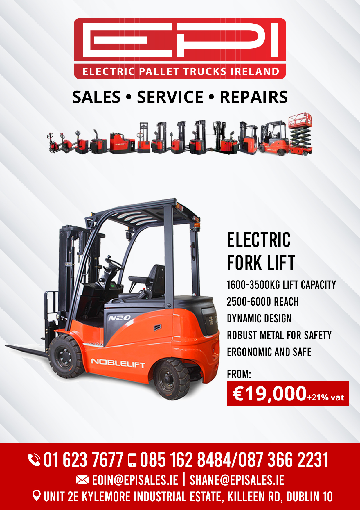 Electric Pallet Trucks Ireland