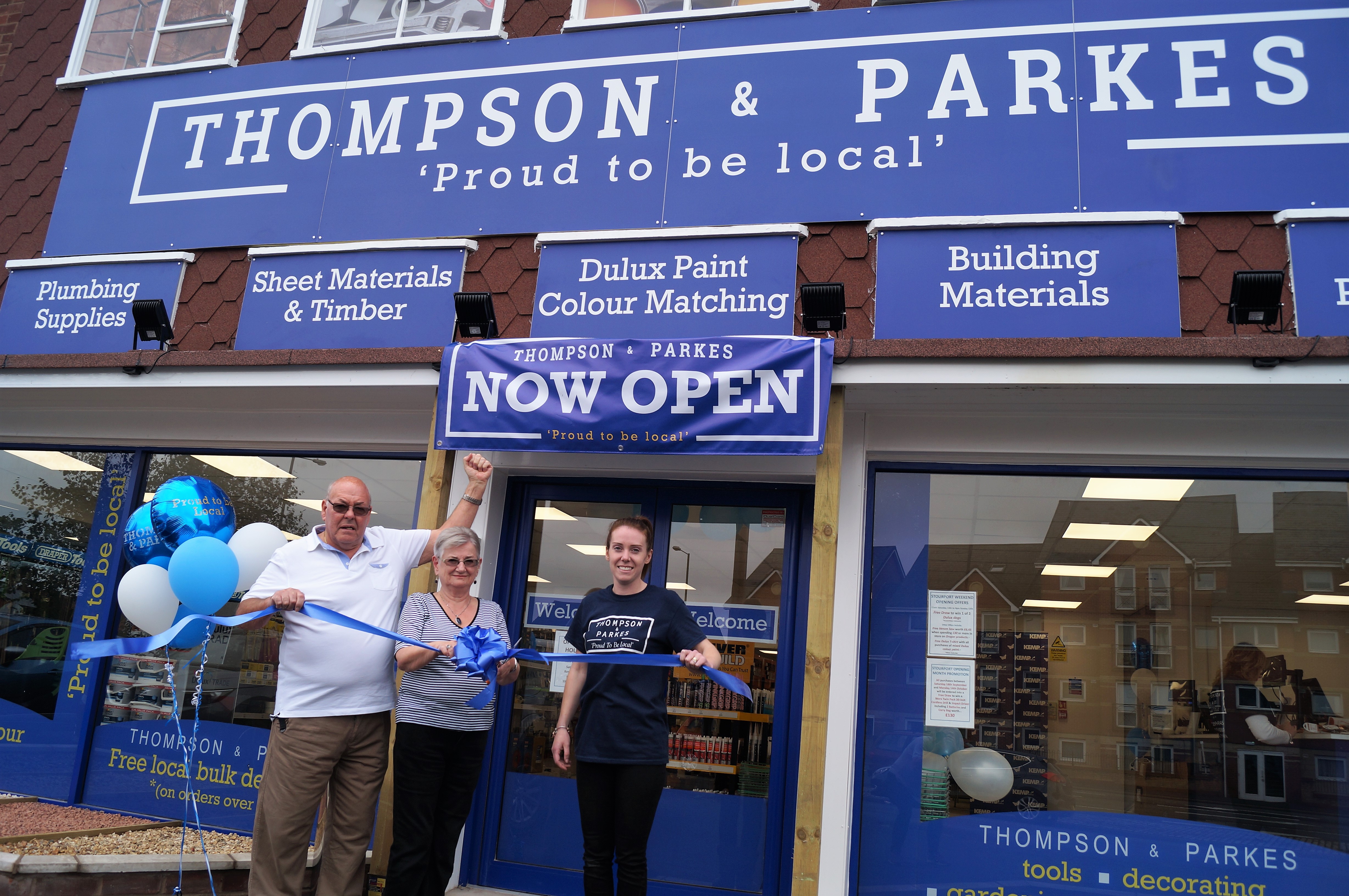 Local Builders Merchant Thompson & Parkes Open in Stourport With New DIY Retail Shop