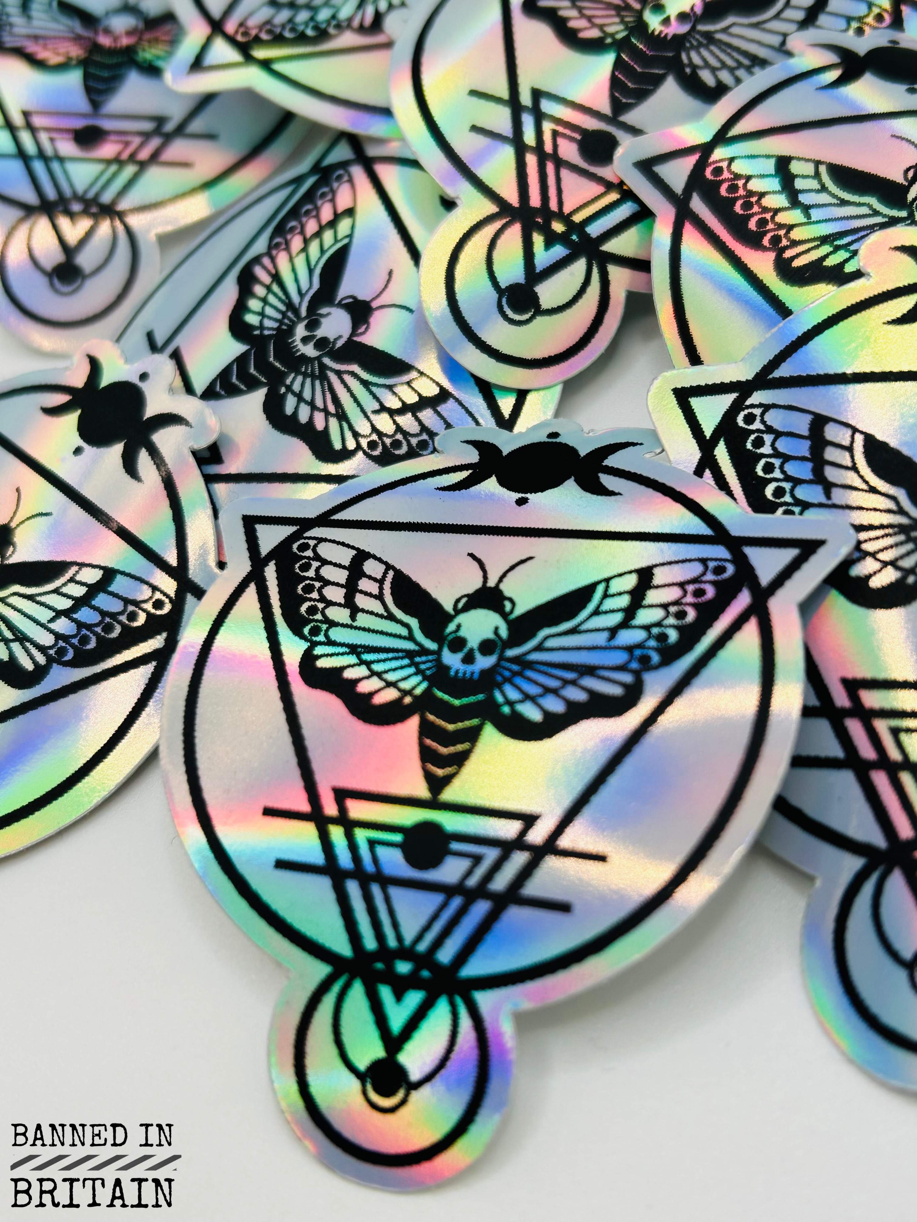 Moth Vinyl Stickers