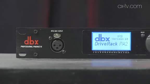 Procesador de audio 3 vías, modelo DRPA2, marca DBX