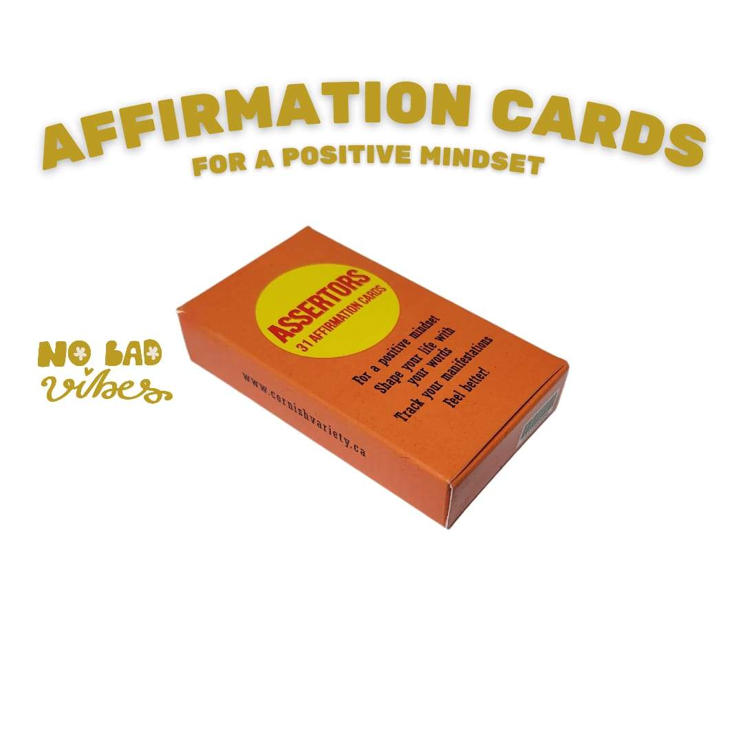 We encourage you to try these Affirmations Cards. After all, asserting won't harm your well-being