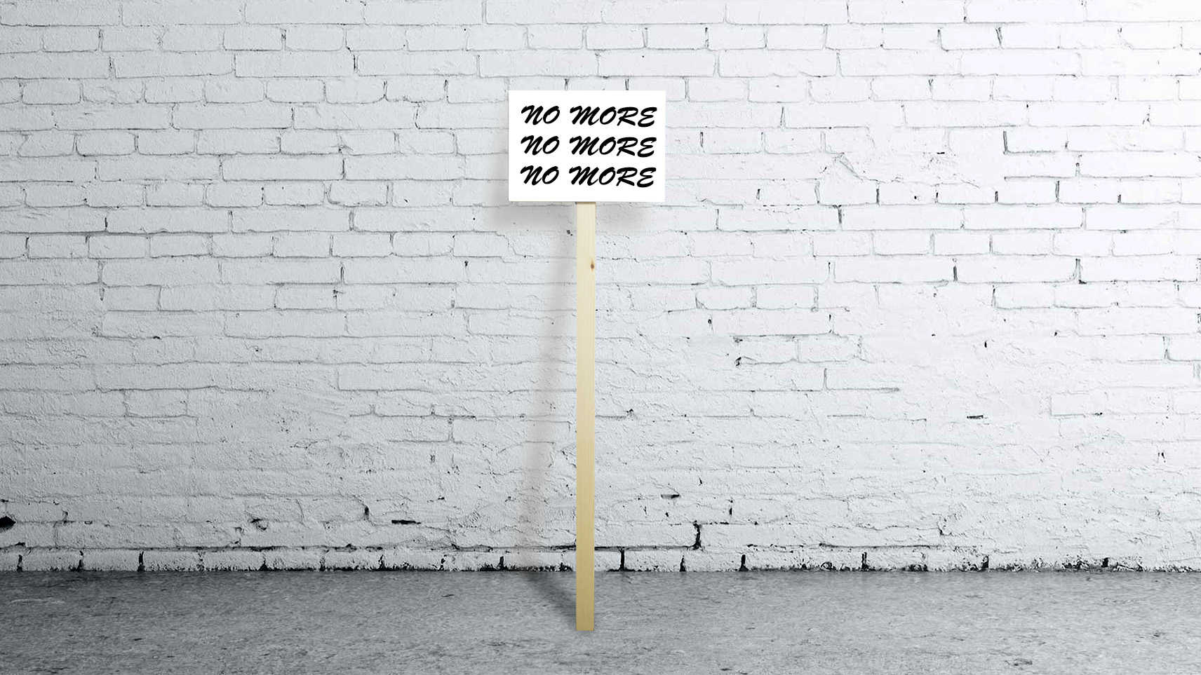 Protest sign - with your own text (small)