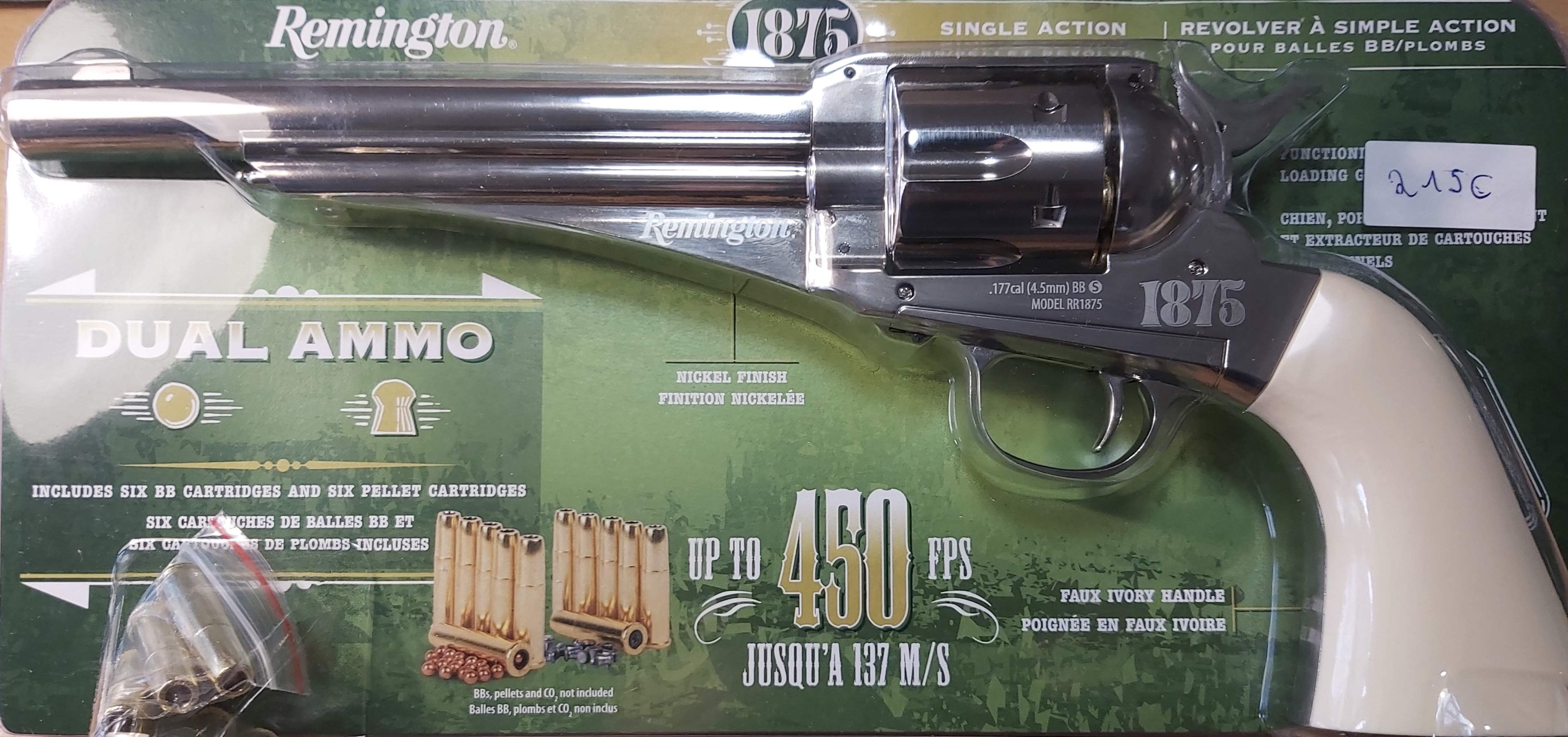 CO2 remington 1875, pellets & BB, Prijs 215€