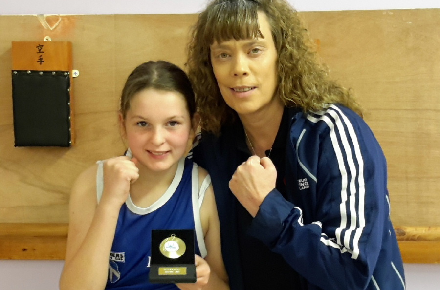 Anne Armstrong with one of her young title winners