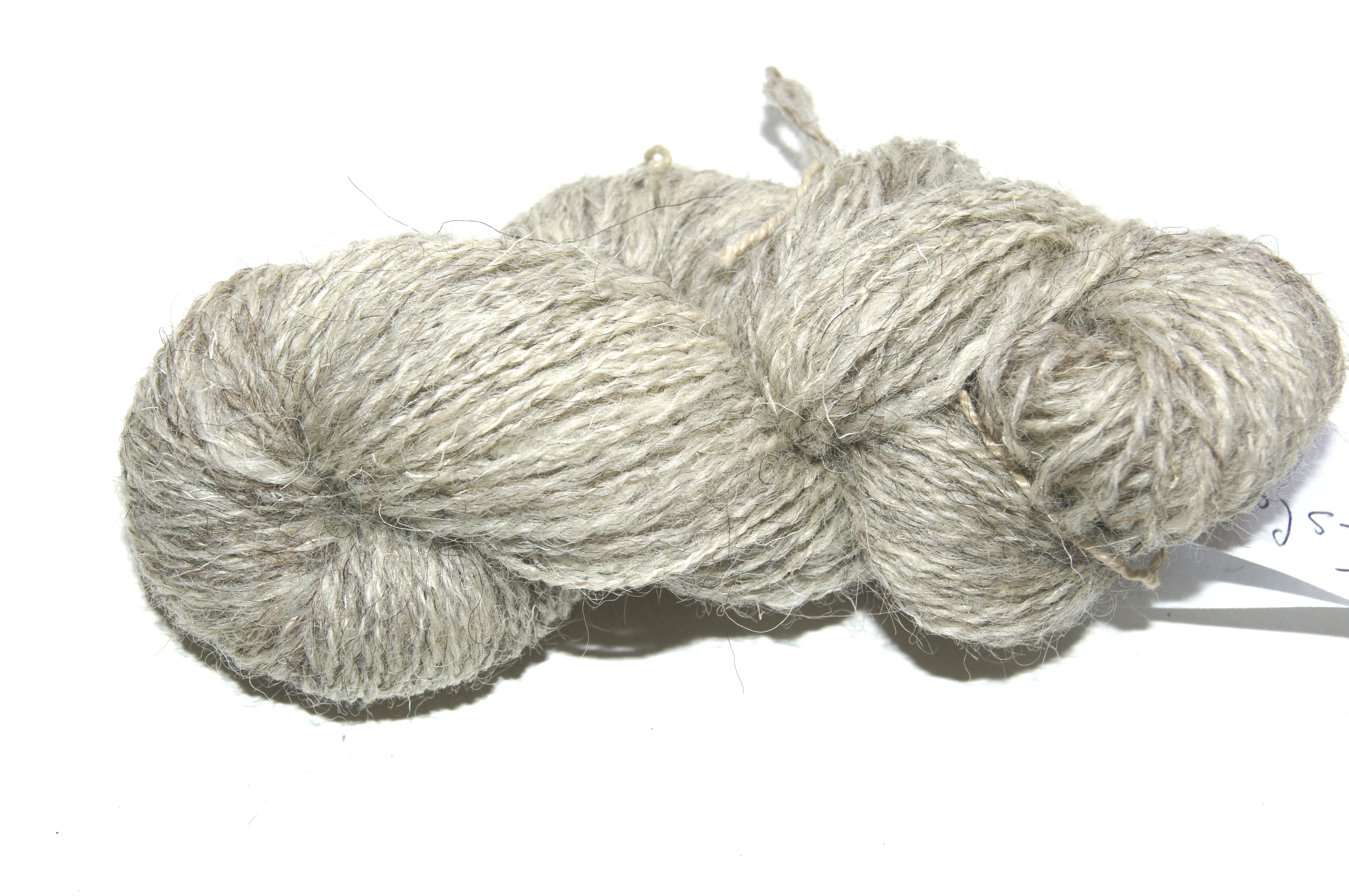Mini écheveau de laine islandaise gris clair