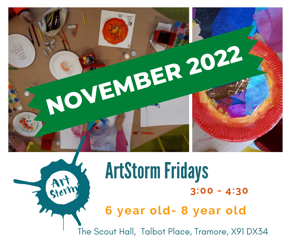 ArtStorm Fridays 6 - 8 year olds @ 3 pm