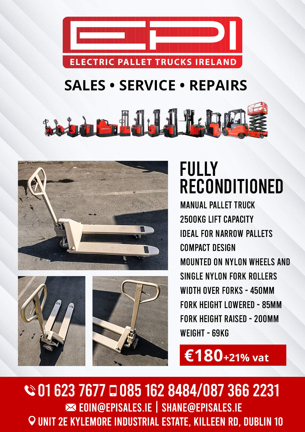 Electric Pallet Trucks Ireland