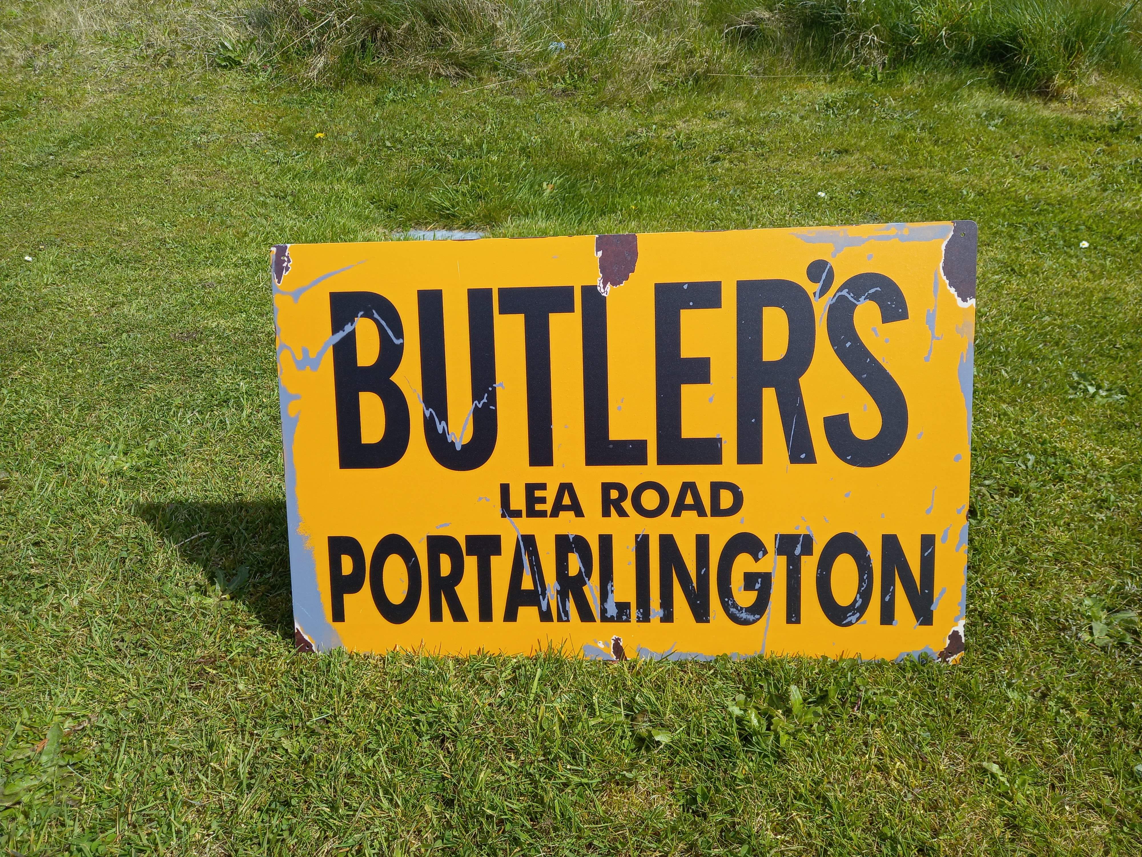 Butlers Tin Sign