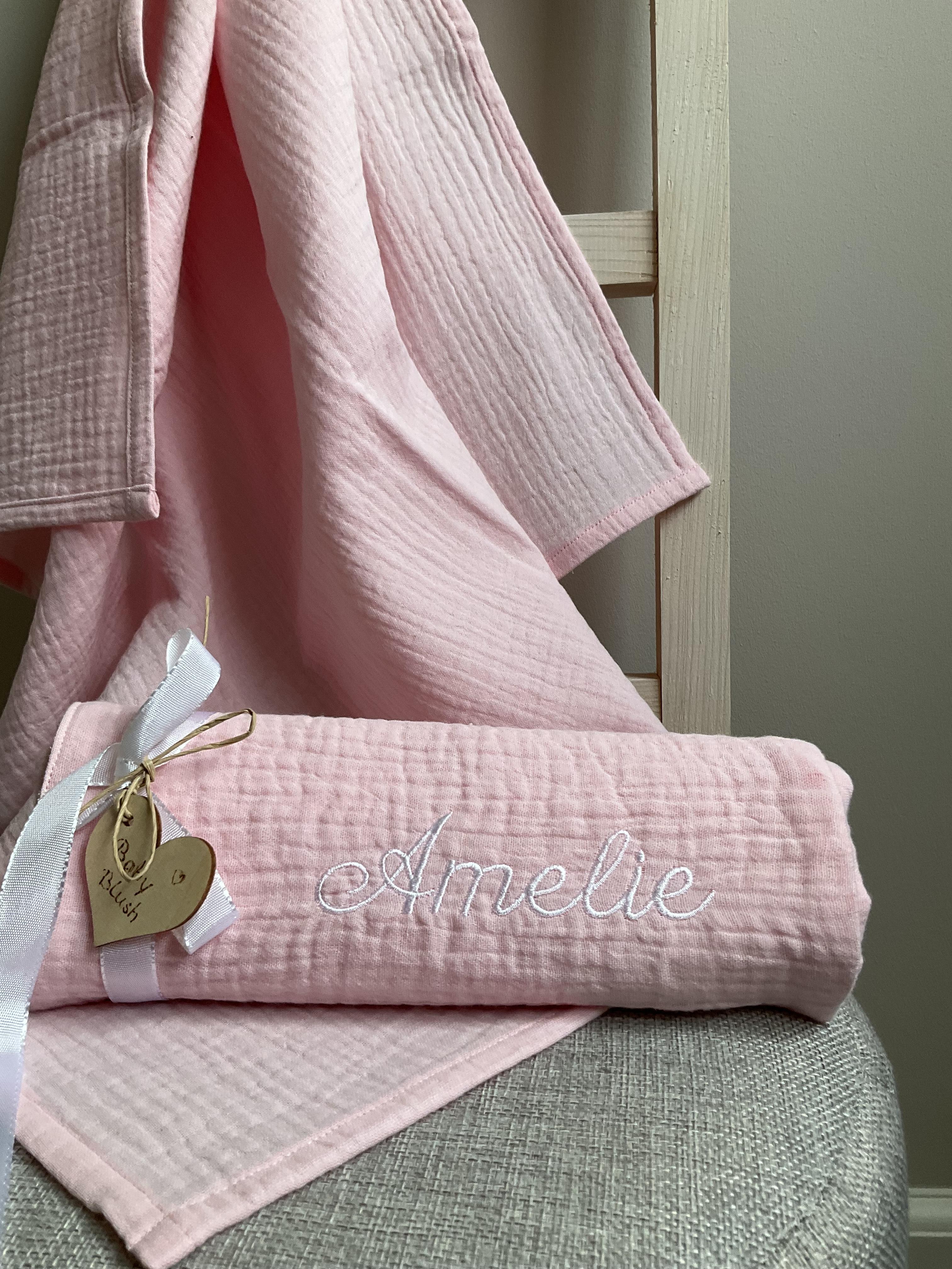 hydrofiele doek/swaddle roze