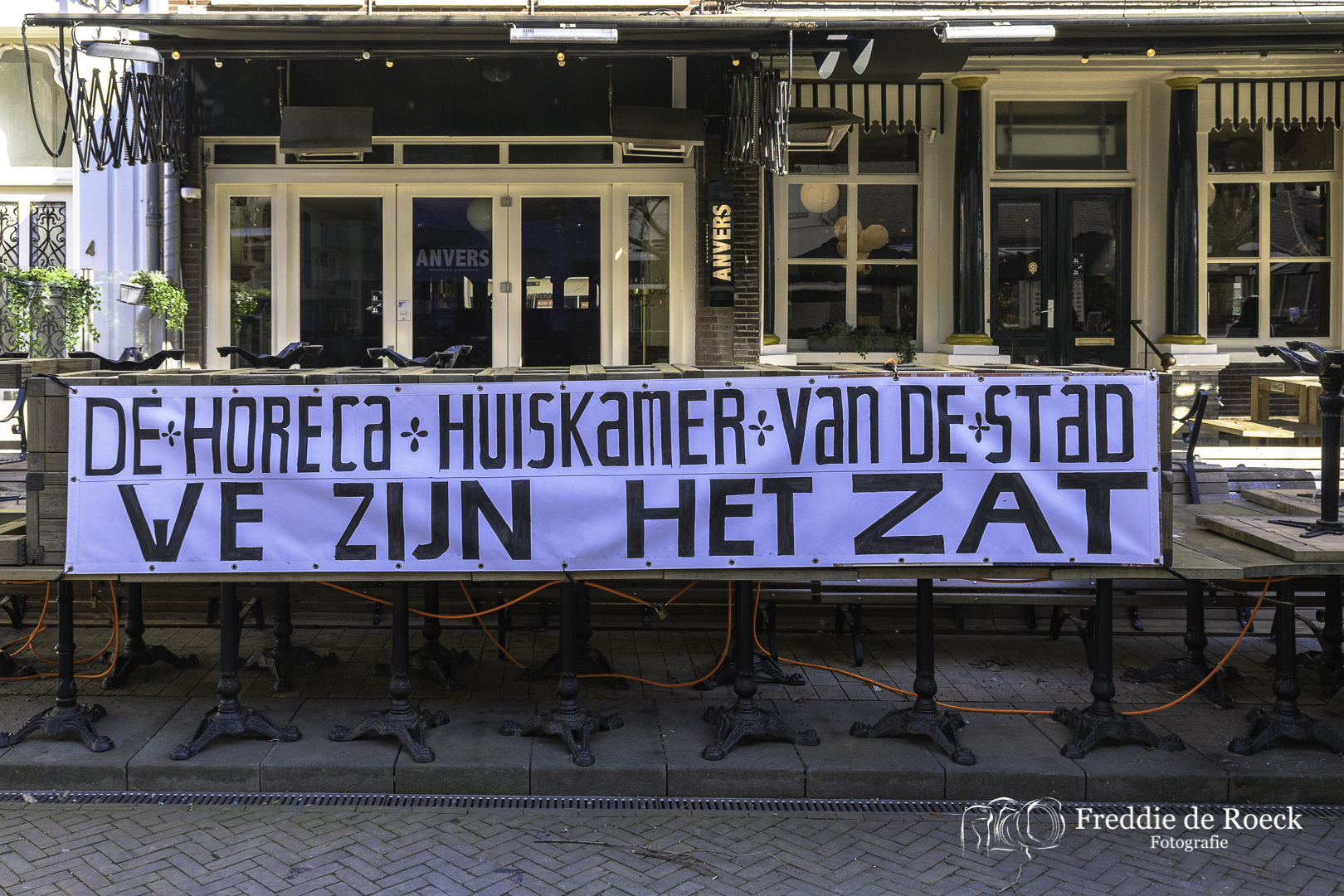 Horeca actie _ Tilburgse terrassen dicht _ 2 maart 2021 _ Foto _ Freddie de Roeck _  12_JPG