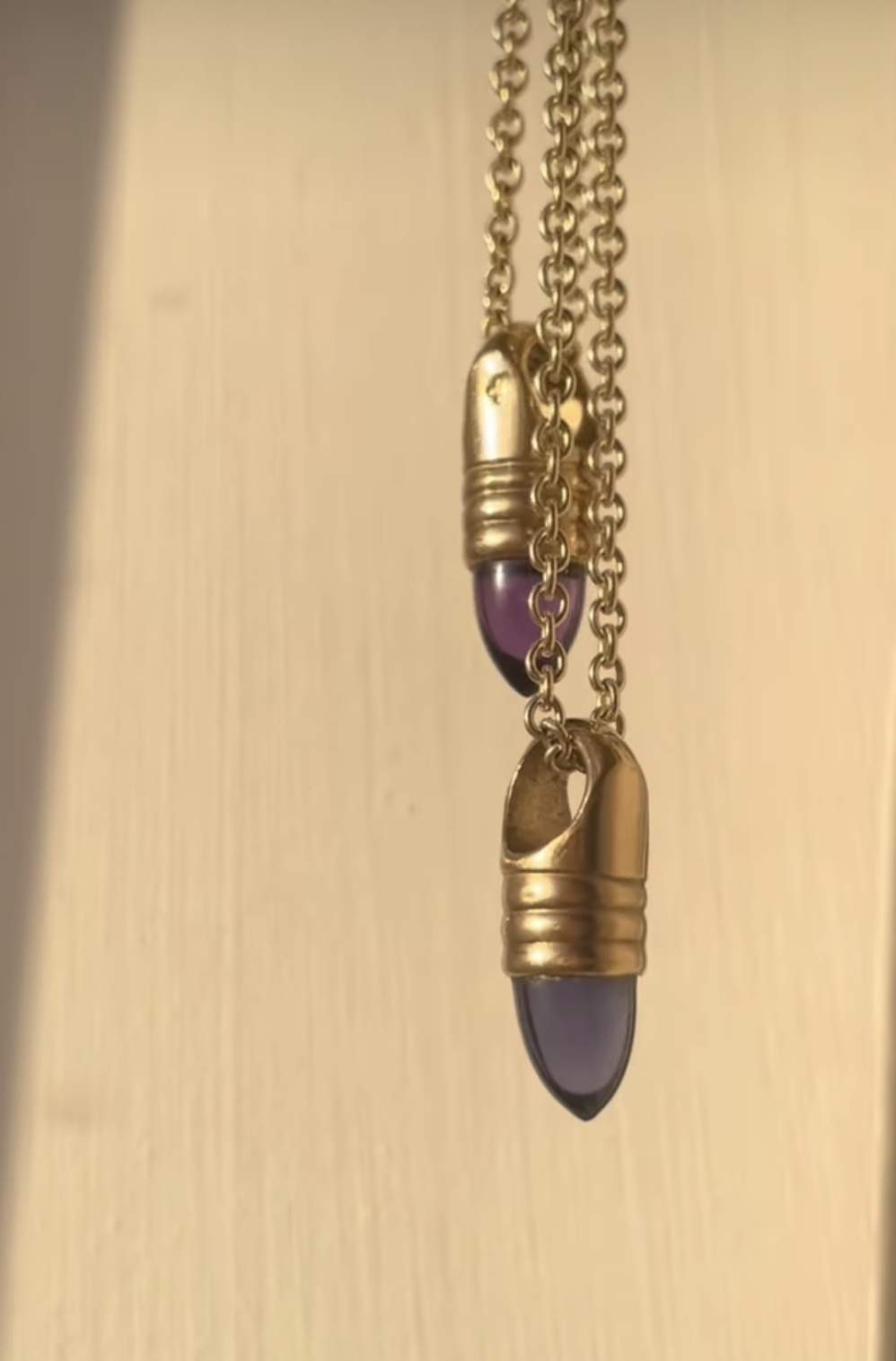 Bullet pendant without chain